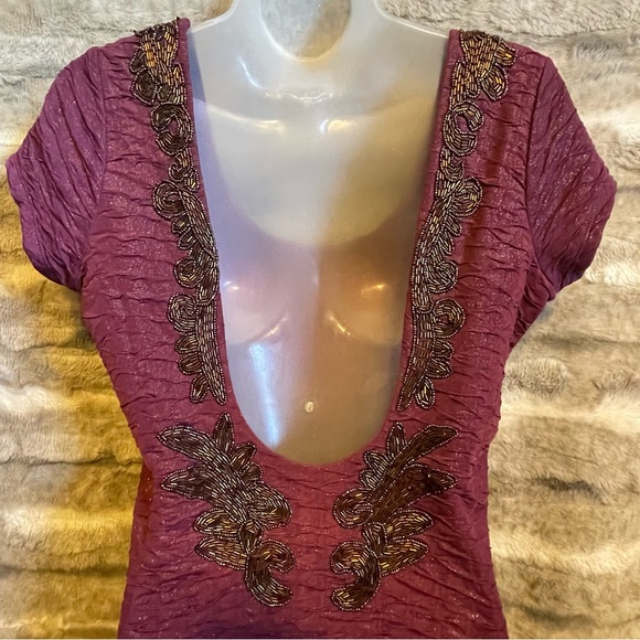 Free People Bringing Sexy Back shimmer dress - Picture 4 of 6